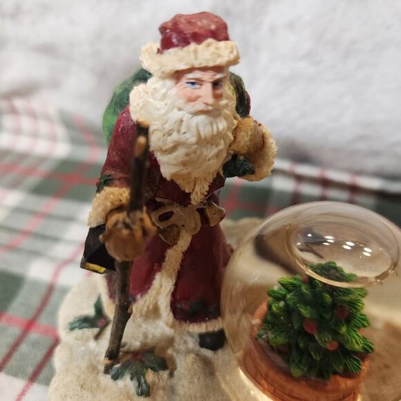 🎄 SANTA CANDLE TOPPER YANKEE CANDLE Globe Christmas decor - Picture 4 of 4